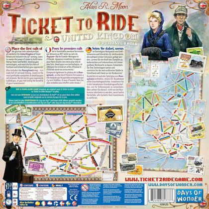 TICKET TO RIDE MAP COLLECTION: VOL. 5 - UNITED KINGDOM & PENNSYLVANIA