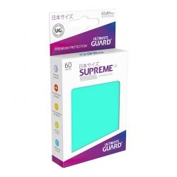 НЕМСКИ ПРОТЕКТОРИ UG - ULTIMATE GUARD SUPREME UX SLEEVES JAPANESE 62x89 - 60 БР. ТЮРКОАЗЕНИ