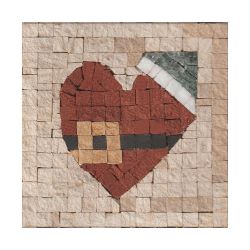 MOSAIKIT - КАМЕННА МОЗАЙКА - КОЛЕДНО СЪРЦЕ