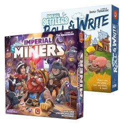 БЪНДЪЛ - IMPERIAL SETTLERS: ROLL & WRITE + IMPERIAL MINERS + FREE PROMO CARDS
