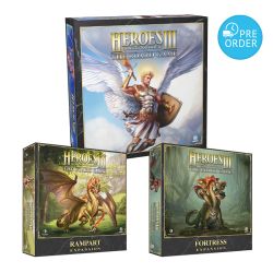 БЪНДЪЛ - HEROES OF MIGHT & MAGIC III - НАСТОЛНАТА ИГРA + 2 РАЗШИРЕНИЯ ПО ИЗБОР