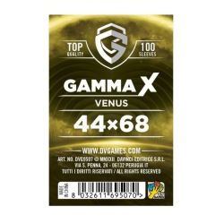 ПРОТЕКТОРИ ЗА КАРТИ GAMMA X - VENUS - MINI EUROPEAN SIZE SLEEVES 44x68 - 100 БР. ПРОЗРАЧНИ