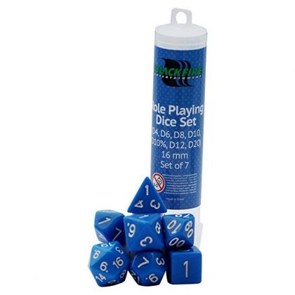 BLACKFIRE DICE - 16mm Set - Blue