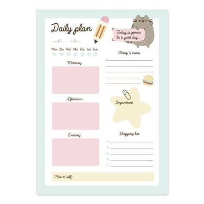 DAILY PLANNER - PUSHEEN THE CAT