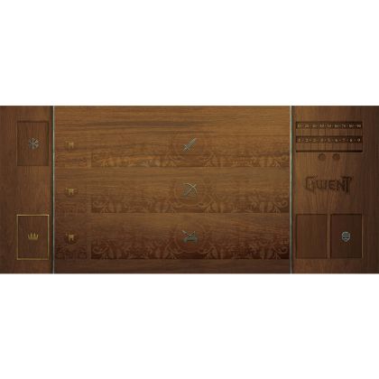 ПОДЛОЖКА ЗА ИГРА - GWENT - 73х29 cm - WOOD REPLICA PLAYMAT (ЗА 1 ИГРАЧ)