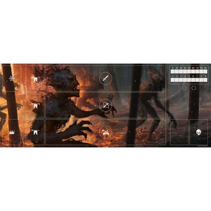 ПОДЛОЖКА ЗА ИГРА - GWENT - 73х29 cm - MONSTERS FACTION PLAYMAT (ЗА 1 ИГРАЧ)