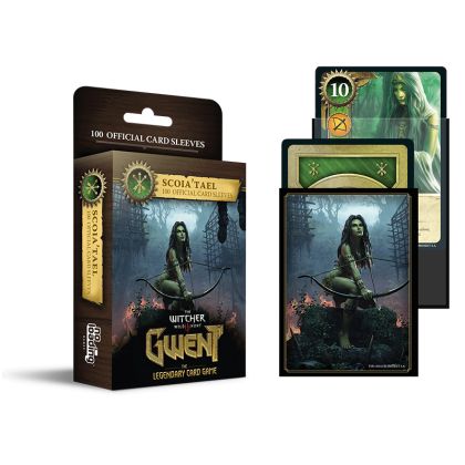 ПРОТЕКТОРИ ЗА КАРТИ - GWENT - 65X90 (63.5x88 LCG) - 100 БР. - SCOIA'TAEL FACTION SLEEVES