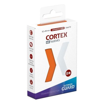 НЕМСКИ ПРОТЕКТОРИ UG - ULTIMATE GUARD CORTEX  SLEEVES  JAPANESE 62x89 - 60 БР. ОРАНЖЕВИ