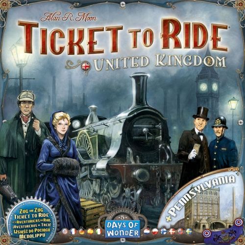 TICKET TO RIDE MAP COLLECTION VOL. 5 - UNITED KINGDOM & PENNSYLVANIA