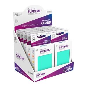 НЕМСКИ ПРОТЕКТОРИ UG - ULTIMATE GUARD SUPREME UX SLEEVES JAPANESE 62x89 - 60 БР. ТЮРКОАЗЕНИ