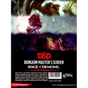 D&D DUNGEON MASTER'S SCREEN - OUT OF THE ABYSS