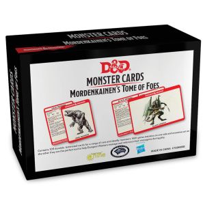 D&D  MONSTER CARDS - MORDENKAINEN'S TOME OF FOES