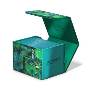 КУТИЯ ЗА КАРТИ - ULTIMATE GUARD SIDEWINDER 2023 EXCLUSIVE FLORAL PLACES RAIN FOREST (за LCG, TCG и др) 100+ - ЗЕЛЕНА (ТРОПИК)