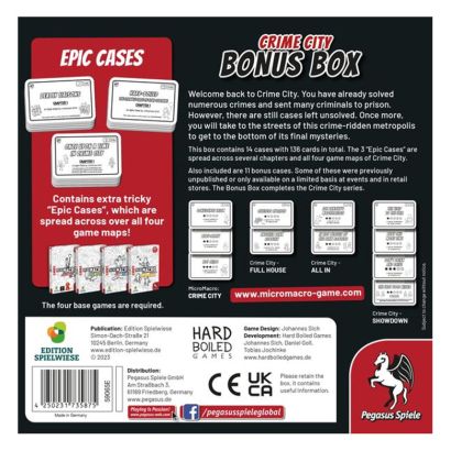 MICROMACRO: CRIME CITY - BONUS BOX