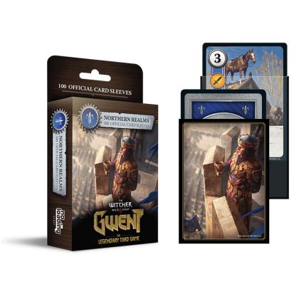 ПРОТЕКТОРИ ЗА КАРТИ - GWENT - 65X90 (63.5x88 LCG) - 100 БР. - NORTHERN REALMS FACTION SLEEVES
