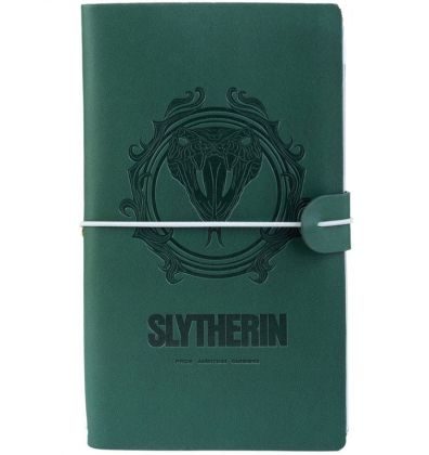 ТЕТРАДКИ ЗА ПЪТ - TRAVEL NOTEBOOK - SLYTHERIN HOUSE