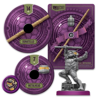 БЪНДЪЛ UNMATCHED ADVENTURES: TEENAGE MUTANT NINJA TURTLES  + COLLECTOR COIN + ALT ART + FOIL CARDS + ULTIMATE MINIATURE PACK + SHREDDER VS  KRANG