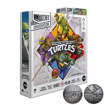 UNMATCHED ADVENTURES: TEENAGE MUTANT NINJA TURTLES  + COLLECTOR COIN + ALT ART + FOIL CARDS