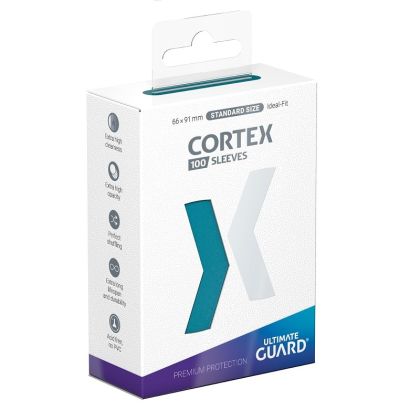 НЕМСКИ ПРОТЕКТОРИ UG - ULTIMATE GUARD CORTEX SLEEVES 66x91 (63.5x88 LCG) - 100 БР. ПЕТРОЛ