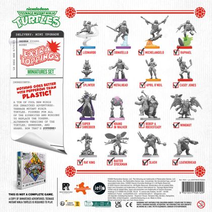 БЪНДЪЛ ALL-IN UNMATCHED ADVENTURES: TEENAGE MUTANT NINJA TURTLES + ULTIMATE MINIATURE PACK + SHREDDER VS  KRANG + DELUXE TOKENS + SLEEVES + COLLECTOR COIN + ALT ART + FOIL CARDS
