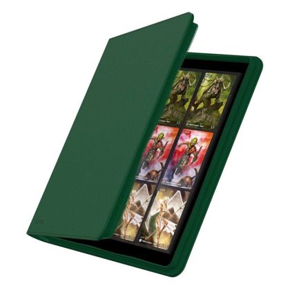 КЛАСЬОР ЗА КАРТИ - ULTIMATE GUARD ZIPFOLIO XS 24-POCKET 480 CARDS (за LCG, TCG и др) - ЗЕЛЕН