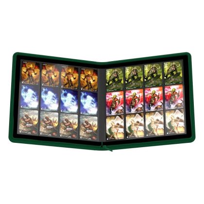 КЛАСЬОР ЗА КАРТИ - ULTIMATE GUARD ZIPFOLIO XS 24-POCKET 480 CARDS (за LCG, TCG и др) - ЗЕЛЕН
