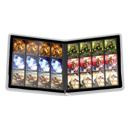 КЛАСЬОР ЗА КАРТИ - ULTIMATE GUARD ZIPFOLIO XS 24-POCKET 480 CARDS (за LCG, TCG и др) - БЯЛ