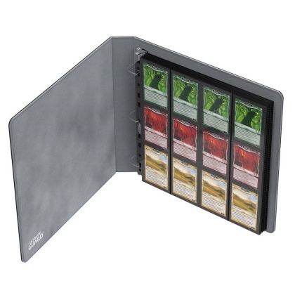 КЛАСЬОР ЗА КАРТИ - ULTIMATE GUARD XENOSKIN QUADROW SLIM - ЧЕРЕН