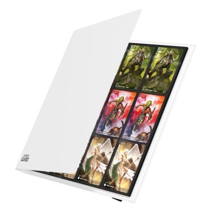 КЛАСЬОР ЗА КАРТИ - ULTIMATE GUARD QUADROW FLEXXFOLIO 24-POCKET 480 CARDS (за LCG, TCG и др) - БЯЛ