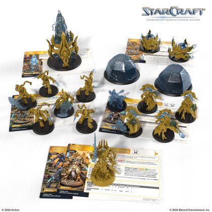 STARCRAFT: TABLETOP MINIATURE GAME - PROTOSS STARTER SET - FOUNDERS EDITION