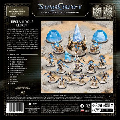 STARCRAFT: TABLETOP MINIATURE GAME - PROTOSS STARTER SET - FOUNDERS EDITION