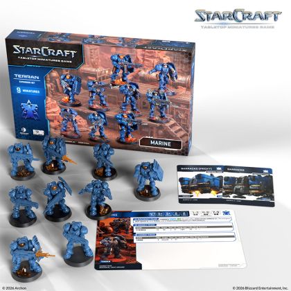 STARCRAFT: TABLETOP MINIATURE GAME - EXPANSION SET - TERRAN: MARINE