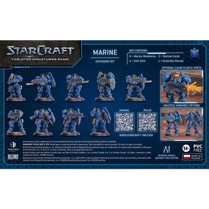 STARCRAFT: TABLETOP MINIATURE GAME - EXPANSION SET - TERRAN: MARINE