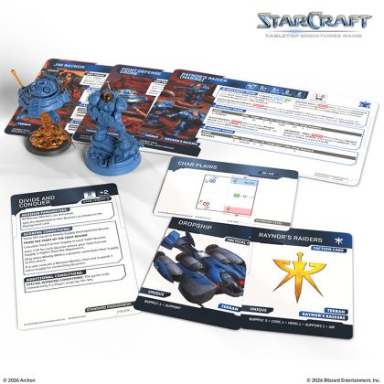 STARCRAFT: TABLETOP MINIATURE GAME - HERO EXPANSION SET - TERRAN: JIM RAYNOR