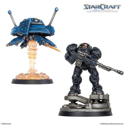 STARCRAFT: TABLETOP MINIATURE GAME - HERO EXPANSION SET - TERRAN: JIM RAYNOR