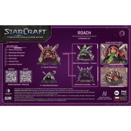 STARCRAFT: TABLETOP MINIATURE GAME - EXPANSION SET - ZERG: ROACH