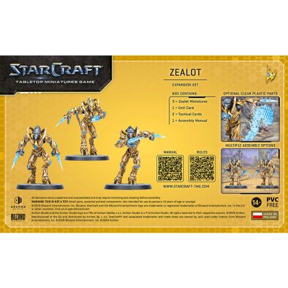 STARCRAFT: TABLETOP MINIATURE GAME - EXPANSION SET - PROTOSS: ZEALOT