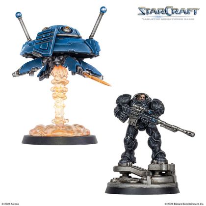 БЪНДЪЛ STARCRAFT: TABLETOP MINIATURE GAME - TWO PLAYER STARTER SET + PROTOSS STARTER SET - FOUNDERS EDITION