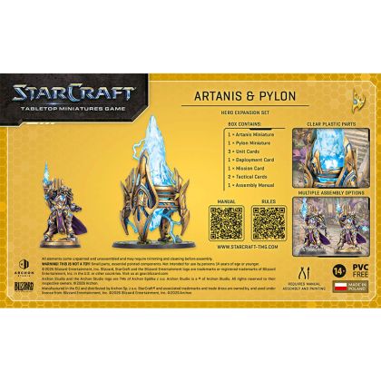 STARCRAFT: TABLETOP MINIATURE GAME - HERO EXPANSION SET - PROTOSS: ARTANIS