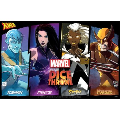 DICE THRONE: MARVEL X-MEN - WOLVERINE V. STORM V. ICEMAN V. PSYLOCK