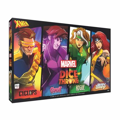 DICE THRONE: MARVEL X-MEN - CYCLOPS V. ROGUE V. GAMBIT V. JEAN GRAY