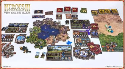 HEROES OF MIGHT & MAGIC III - НАСТОЛНАТА ИГРА - ПРЕОЦЕНЕНА - СРЕДНА ПОВРЕДА НА КУТИЯТА