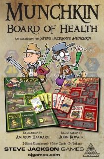 MUNCHKIN  - BOARD OF HEALTH - EXPANSION